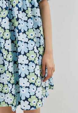 Платье baby doll с графичным принтом - Incity фото 11