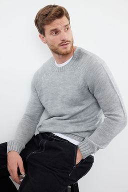 TRENDYOL MAN Kiremit Slim Fit Dar Kesim Bisiklet Yaka Reglan Kol Basic Triko Kazak TMNAW25KZ00000 - Trendyolmilla фото 49