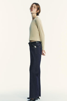 TRF WIDE-LEG LOW-RISE JEANS - Zara фото 21