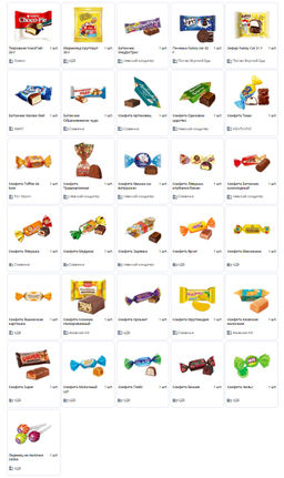 Детский набор конфет Парочка 500г