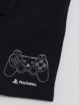 Erkek ?ocuk PlayStation Bask?l? ?ort