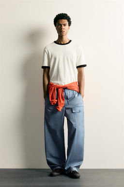PANTAL?N CARGO RELAXED FIT / Azul vigor?