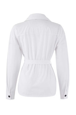Limited Edition Kusakl? Beyaz Gomlek TWOAW26GO00048