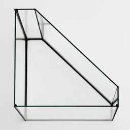 Аквариум "Дельта" угловой с крышкой, 25 литров, 34 х 34 х 31/37,5 см, чёрный