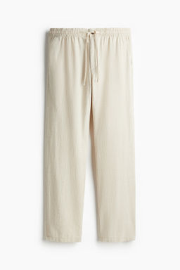 Pantal?n en mezcla de lino Regular Fit - H&m фото 5