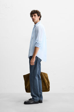 100% LINEN SHIRT - Zara фото 12