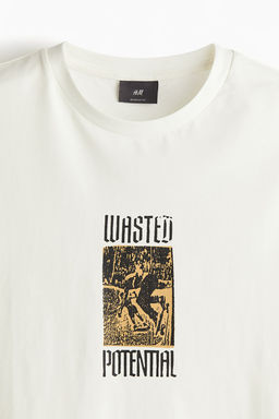 Camiseta con estampado Regular Fit - H&m фото 7