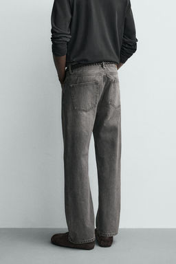 JEANS REGULAR FIT / Gris - Zara фото 12
