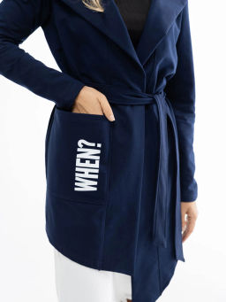 Кардиган женский, цвет синий