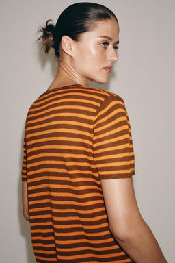 TOP PUNTO RAYAS / Naranja