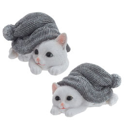 Фигурка декоративная "Котёнок", L14 W9,5 H7,5 см, 2в.