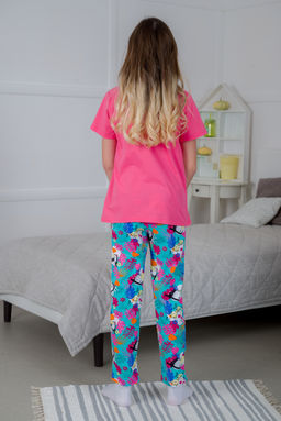 Пижама подростковая из кулирки Фантазия джунгли