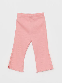 Bisiklet Yaka Uzun Kollu Desenli K?z Bebek Sweatshirt ve Pantolon 2li Tak?m - Waikiki фото 3