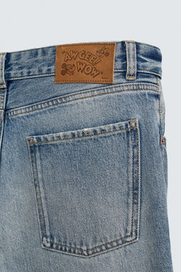 RIPPED FLARE FIT JEANS HARRY LAMBERT FOR ZARA X DISNEY  фото 11