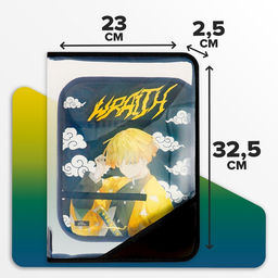 Папка для труда, А4, пластиковая, 23×32.5×2.5 см «Аниме»