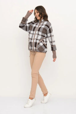 ЗЛАТА Жакет М 3370/шоколадный