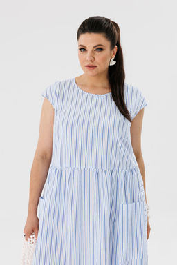 Платье ANELLI 1059 топаз  фото 3