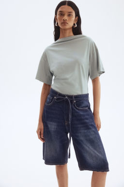 Top de algod?n con escote barco - H&m фото 5