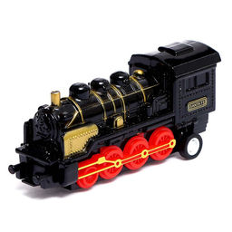 Поезд металлический Классика, с 4 вагонами, инерция, МИКС, в пакете - Simaland фото 6