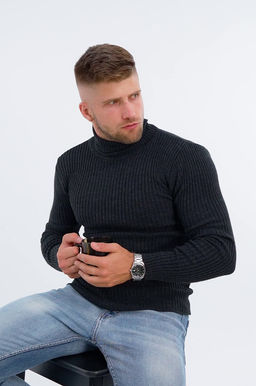 Мужской джемпер с высоким воротом Happy Fox  фото 49