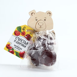 Мармелад на деревянной подложке Вишня