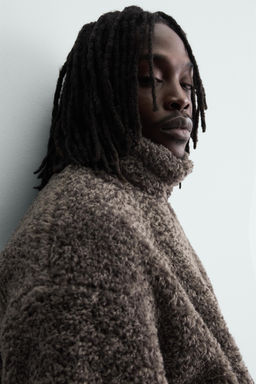 FAUX SHEARLING JACKET - Zara фото 6