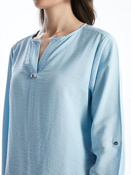 Ka??k Yaka Kad?n Bluz