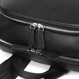 Рюкзак мужской, кожа, MIRONPAN 21663 Черный