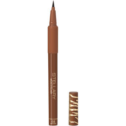 Stellary Подводка для глаз с аппликатором кистью Wild Eyeliner Brown тон 02 коричневый