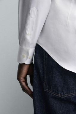 REGULAR FIT TEXTURED SHIRT - Zara фото 5