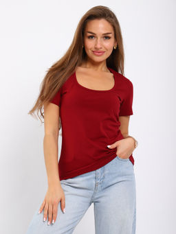 Футболка женская 6-203ж (бордо)