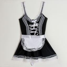 Карнавальный костюм «Горничная», р. 36–46: платье, передник, чулки, ободок, чокер, браслеты 4 шт., трусики