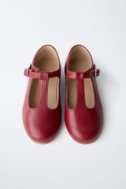 T-BAR LEATHER BALLET FLATS LIMITED EDITION - Zara фото 4