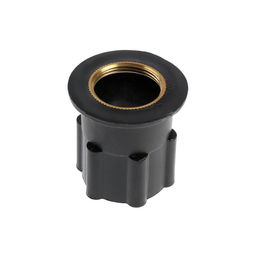 Смеситель для кухни ZEIN ZC2029, гибкий излив, кран-букса латунь 1/2", черный/хром