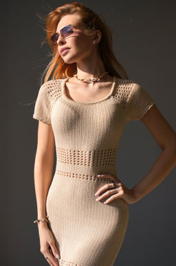 Женское вязаное платье Happyfox