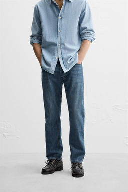 STRAIGHT-FIT REGULAR JEANS - Zara фото 12