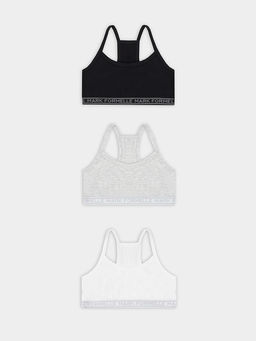 Топ бюстье для девочек в наборе, 3 шт