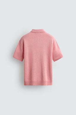 CAMISA PUNTO RELAXED FIT / Rosa - Zara фото 8