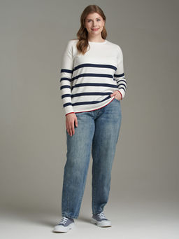 ДЖЕМПЕР OVERSIZE ИЗ НАТУРАЛЬНОЙ ПРЯЖИ