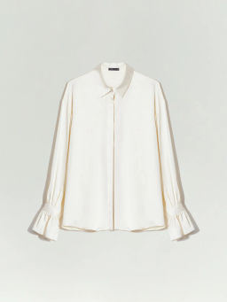 ЕМКА / Рубашка с акцентными рукавами - Emka фото 2