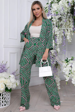 Костюм Зарина (зелено-розовый) К9004 - Lt collection фото 3