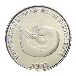 Монета 1 сентаво 2003 года Восточный Тимор