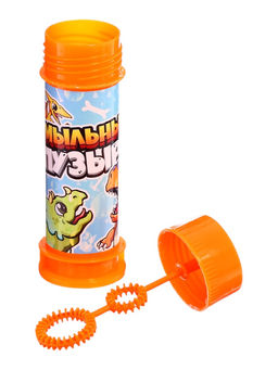 Цена за 15 шт. Мыльные пузыри, 45 мл оранжевые