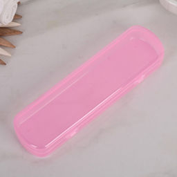 Цена за 2 шт. Футляр для зубной щётки и пасты, 21×6×3 см, МИКС