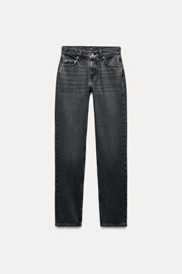 ZW COLLECTION STRAIGHT LOW-RISE JEANS - Zara фото 6