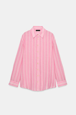CAMISA VOLUMEN RAYAS / Rayas - Zara фото 5