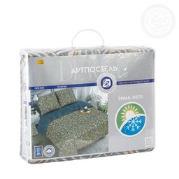 Постельное белье Мадрид (поплин зима-лето) Евро/Пододеяльник стеганый (молния): 1 шт. - 215*200; Простыня: 1 шт. - 215*240; Наволочка (клапан): 2 шт. - 70*70; Зима - лето - Артпостель фото 5