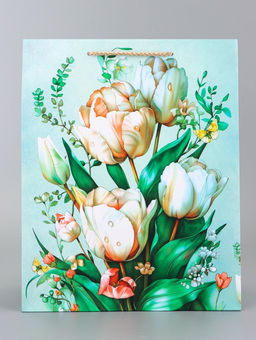 Цена за 2 шт. Пакет подарочный ламинированный вертикальный Блаженство, 26?12?32 см