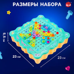Конструктор винтовой Конструктики с подсветкой, 196 деталей - Unicon фото 3