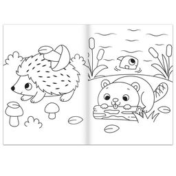 Цена за 3 шт. Раскраска «На лесной полянке», 16 стр., формат А4